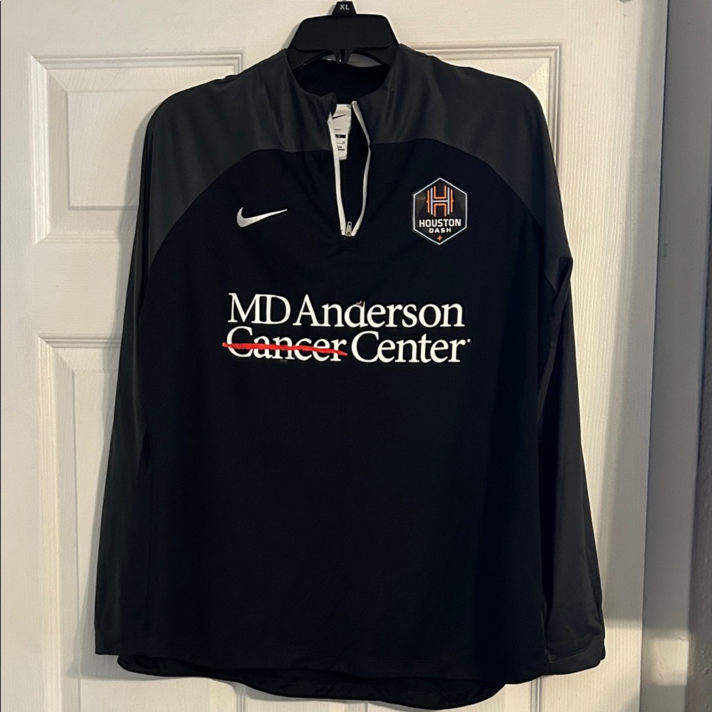 Nike Black Houston Dash Quarter-Zip Pullover